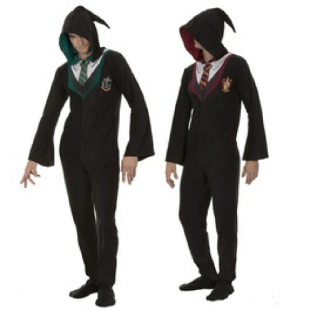 Harry Potter Unisex Slytherin House Uniform Pajama Jumpsuit